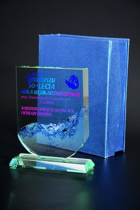 Sklenená trofej -erb