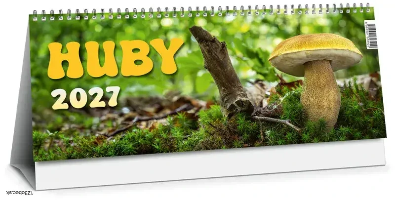 Stolový kalendár Huby 2027