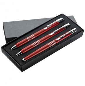 3 dielna kovová písacia sada