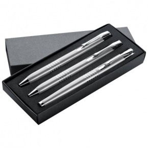 3 dielna kovová písacia sada