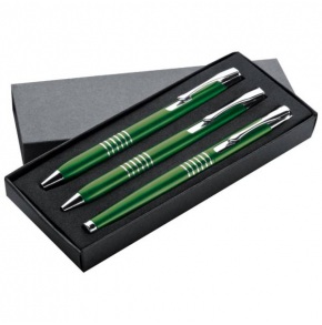 3 dielna kovová písacia sada