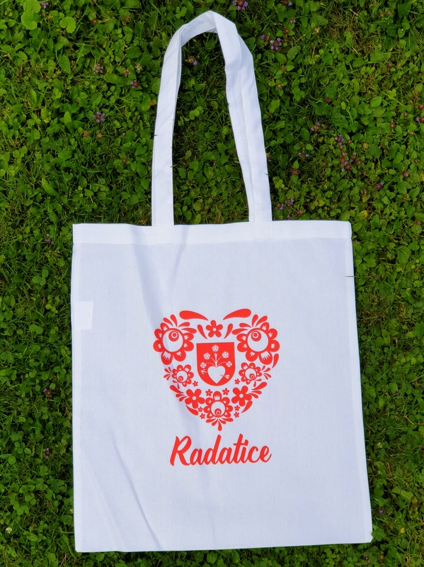 Bavlnená taška, dlhé uši farebná + potlač
