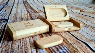 Drevené usb s gravírom