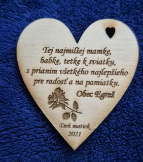 Drevená Magnetka