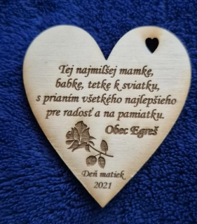 Drevená Magnetka